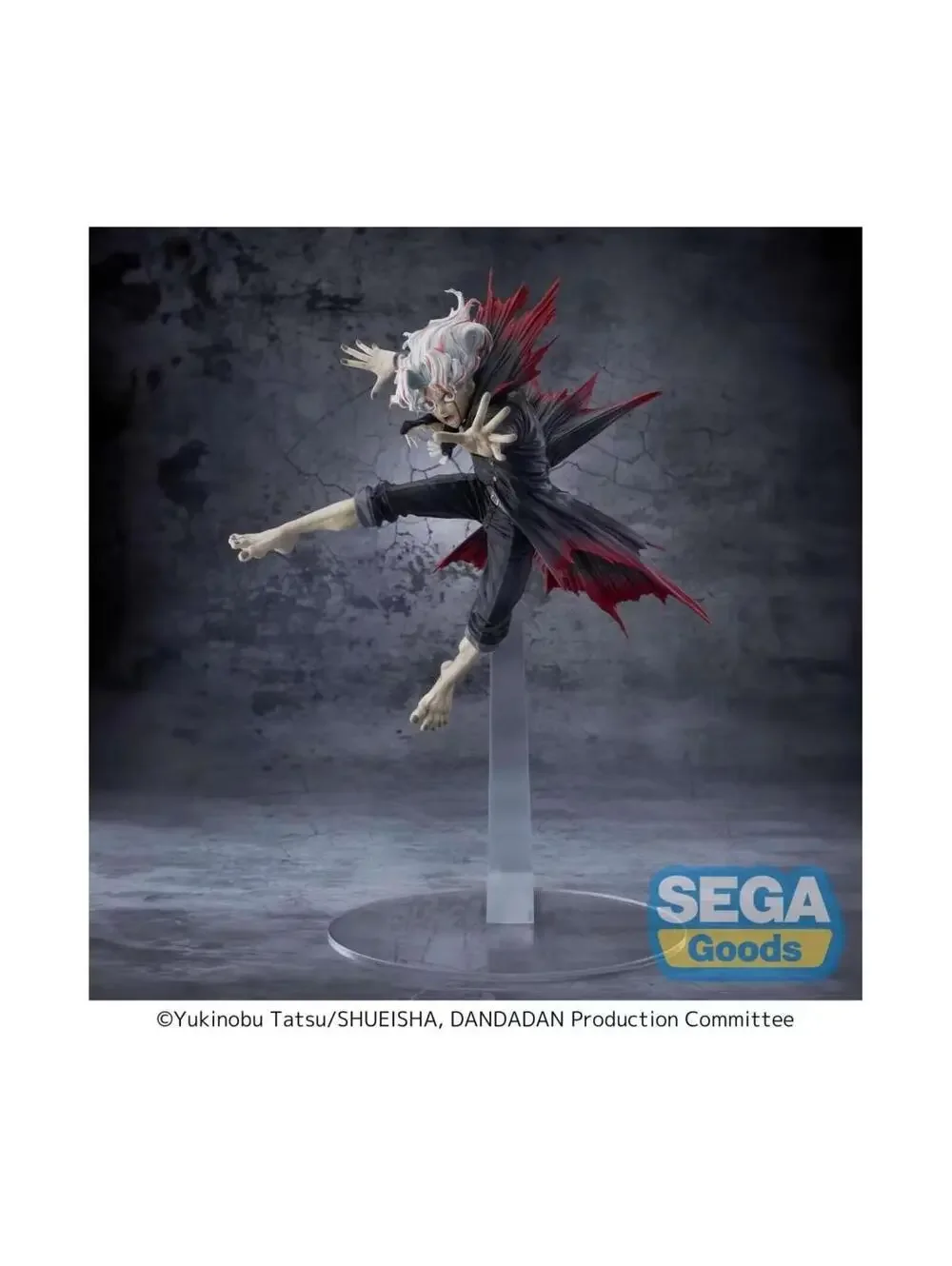 SEGA Dandadan Okarun Transformed Figure Unisex OS Black New Luminasta Statue